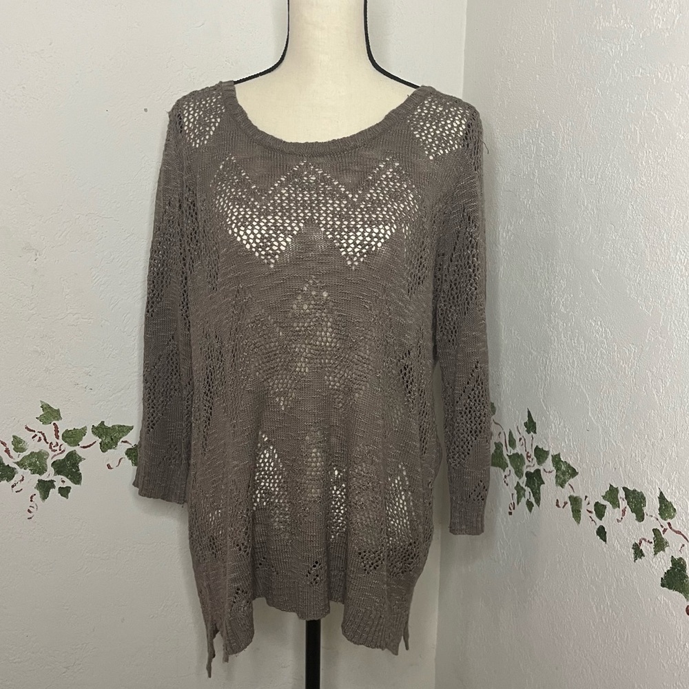 Maurices Plus Size Top| Long Sleeve Knit